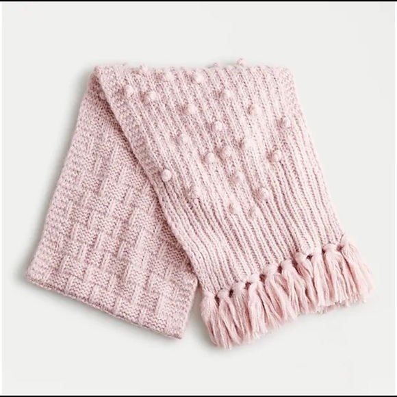 J.Crew Chunky knit bobble scarf - Picture 2 of 7
